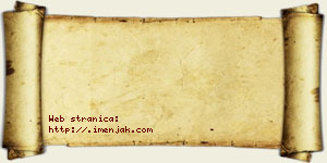 Anica Beljić vizit kartica